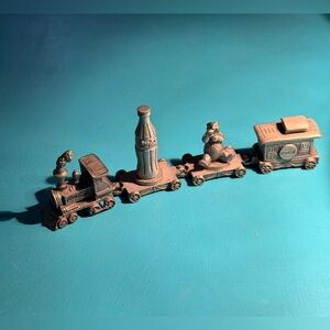 Coca Cola Vintage Train Set - Pewter